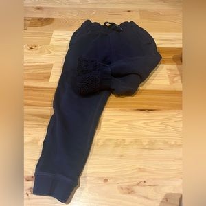 Gap boys size small sherpa-lined navy blue sweat pants